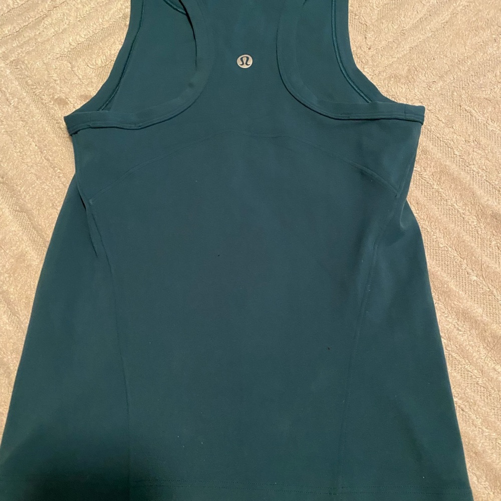 lululemon athletica Women's Green Tank Top